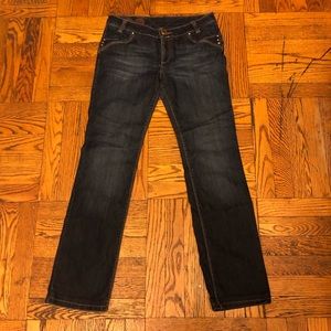 ❗️MAKE OFFER❗️AMN Jeans with heart and bow patches